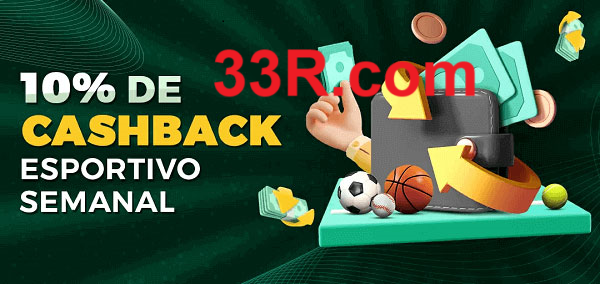 10% de bônus de cashback na 33r